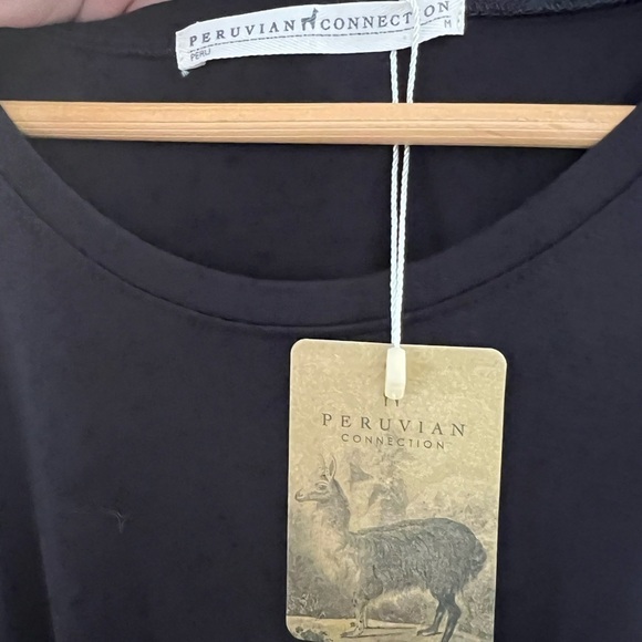 Peruvian Connection Black Knit Sleeveless Twyla
Long Tunic - Size S - NWT - Picture 4 of 7